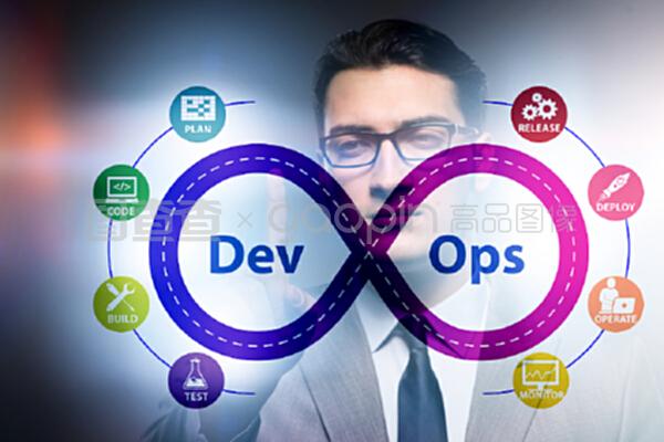 devOps軟件開發它的概念。